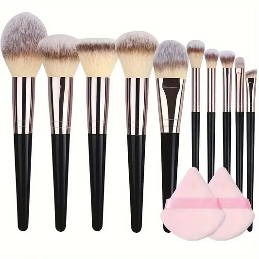 Lot de pinceaux de maquillage professionnels